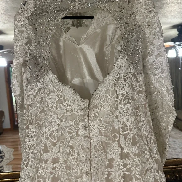 Elegant Lace Wedding Dress - Picture 6 of 10